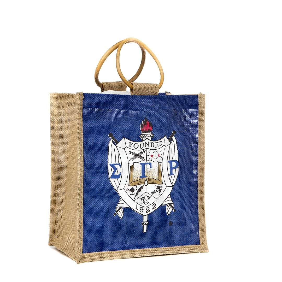 Sigma Gamma Rho Mini Jute Bag