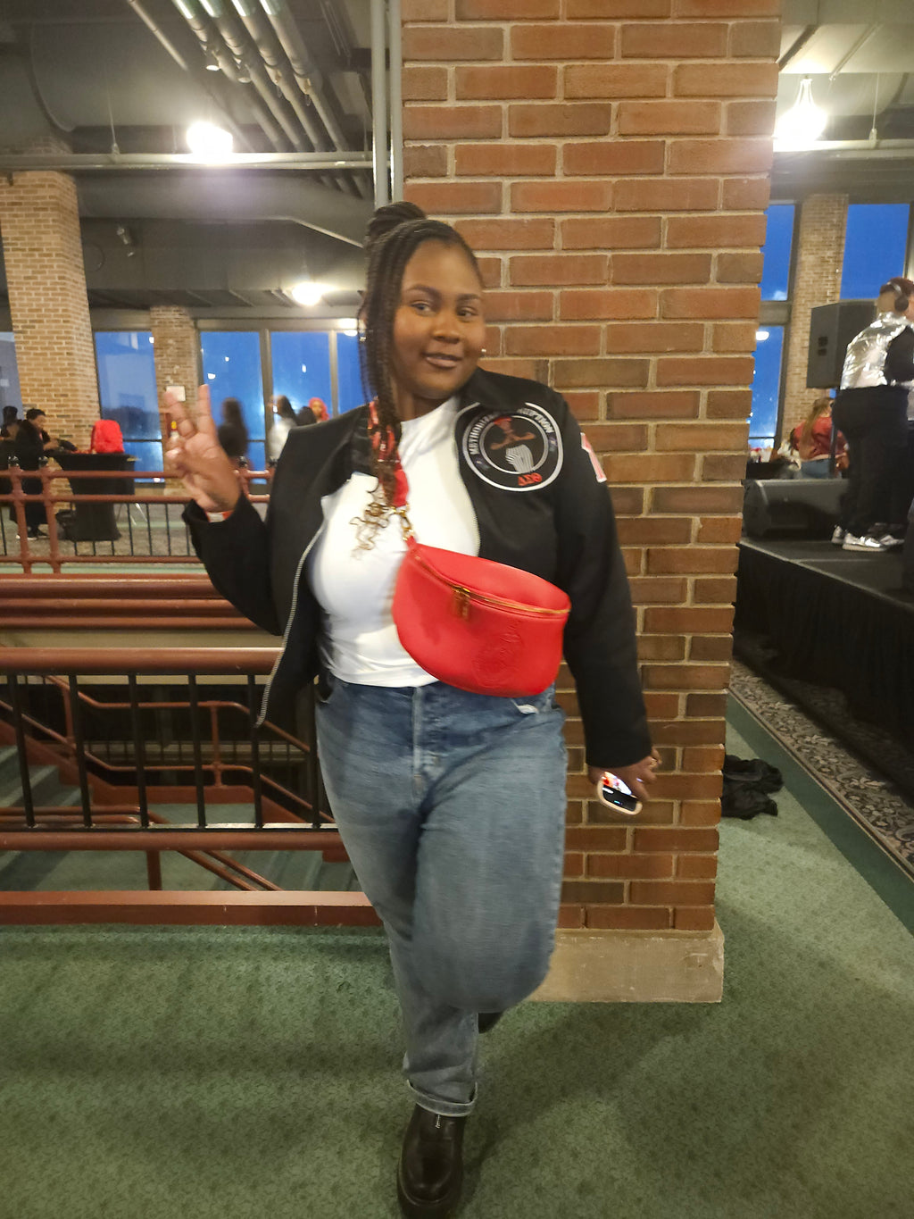 Delta Sigma Theta Crossbody Fanny Pack Purse