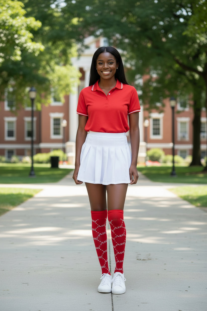 Delta Sigma Theta Knee Hi Sock